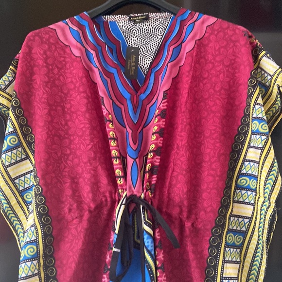 CAFTAN COVERUP LOUNGE ROBE - Picture 3 of 8